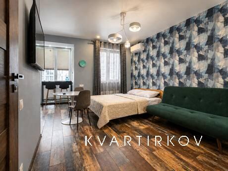 Quiet 1-room apartment with designer renovation in the new G