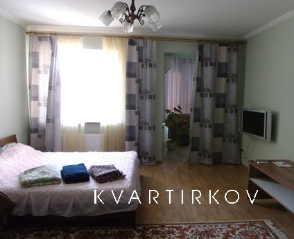 Its studio apartment in a new building, Primorsky district, 