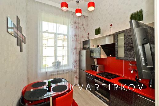 C ЭКСКЛЮЗИВНЫМ дизайнерским ремонтом, Краснодар - квартира посуточно